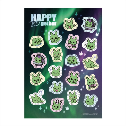 [ Happy Twogether ] Die-Cut Sticker