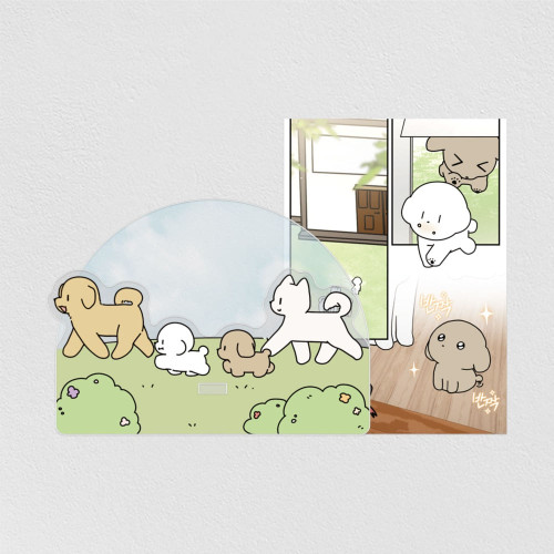 [ Puppy Star ] Acrylic Monitor Stand
