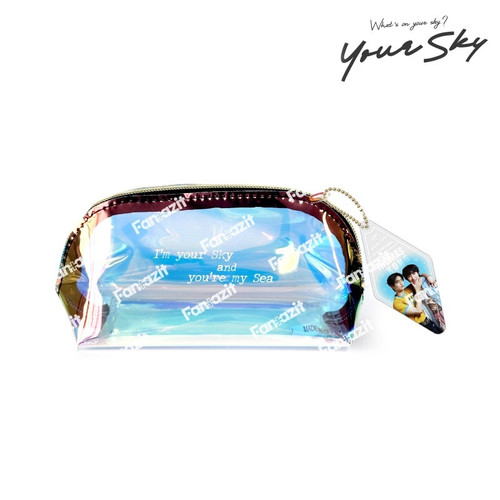Drama MD [ Your Sky ] Quote-Engraved Pouch + Keychain Set