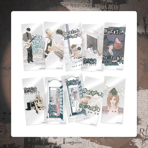[ Rockstar Never Die ] RANDOM Clear Bookmark
