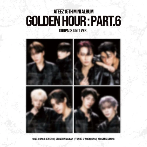 ATEEZ 15th Mini Album [GOLDEN HOUR : PART.6] DIGIPACK UNIT VER. (random)