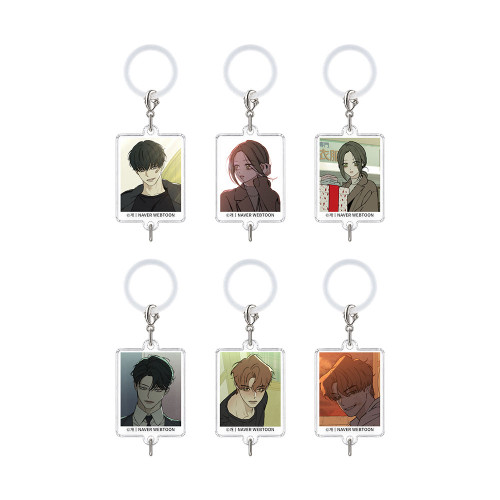 Webtoon MD [ Tears on a Withered Flower ] Random ID Photo Charm (RANDOM)