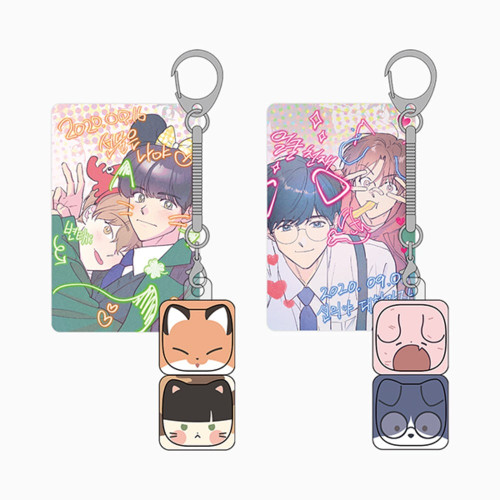 Webtoon MD [ Spinach Bouquet ] Keycap Keyring Set (2 Types)