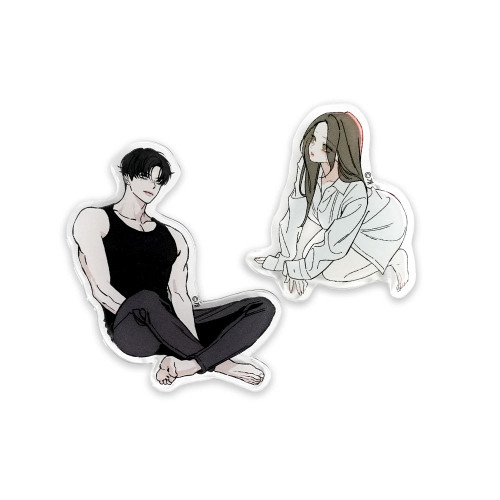 Webtoon MD [ Tears on a Withered Flower ] Acrylic Clips (2 Types)