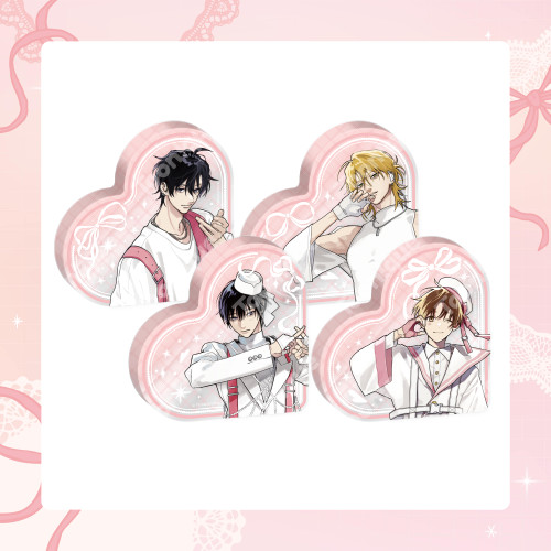 Manga MD [ Tashiro-kun, Why’re You Like This? ] Heart Acrylic Block 4 Types
