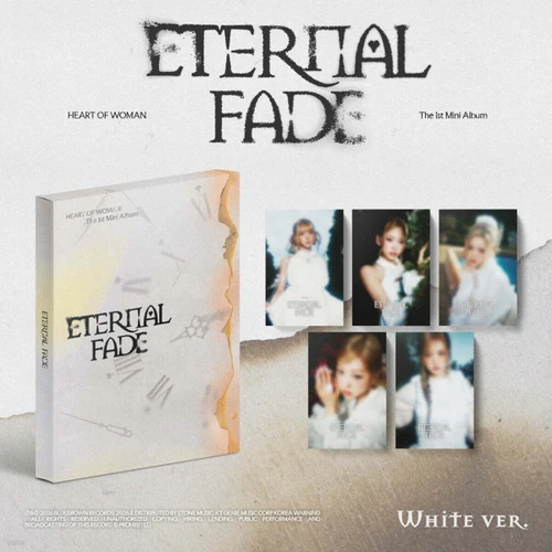 HEART OF WOMAN 1st Mini Album [ETERNAL FADE] WHITE VER.