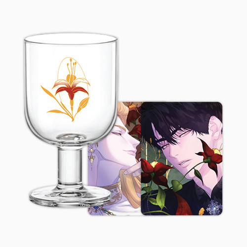 Webtoon MD [ The Search For Alosha ] Color-Changing Glass Set