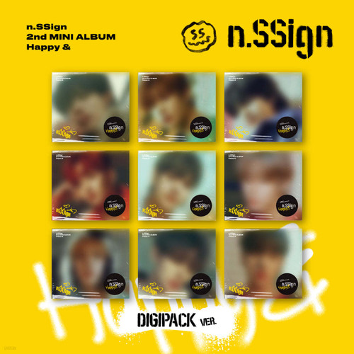 N.SSIGN 2nd Mini Album [HAPPY &] Digipack (9ver. Set)