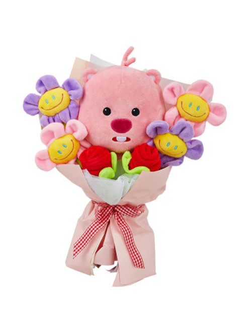 [ Zanmang Loopy ] Flower Bouquet Plush Doll