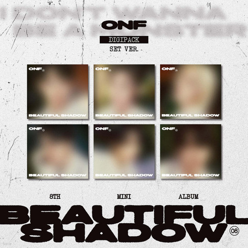 ONF 8th Mini Album [Beautiful Shadow] Digipack  6ver. Set