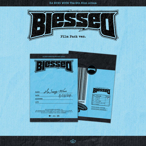 HA SUNG WOON 8th Mini Album [BLESSED] FILM PACK MINI CD-R