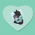 [ Write Me, Touch Me, Read Me ] Heart Mouse Pad