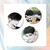 [ The Secretive XX ] Illustrated Can Badge Set