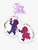 [ Salon De Lebom ] Lace Cushion Keyring Set