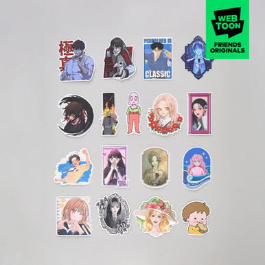 [ WEBTOON FRIENDS ORIGINALS ] Large Sticker Pack