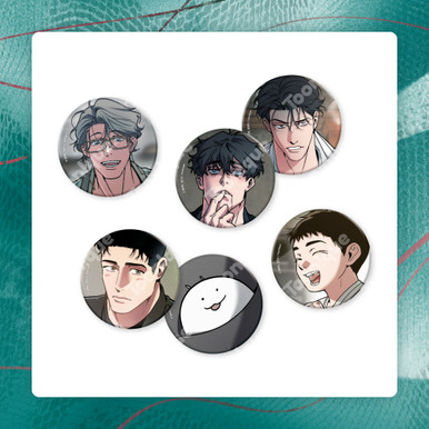 [ Swallow You Whole ] Illustrated Can Badge SET
