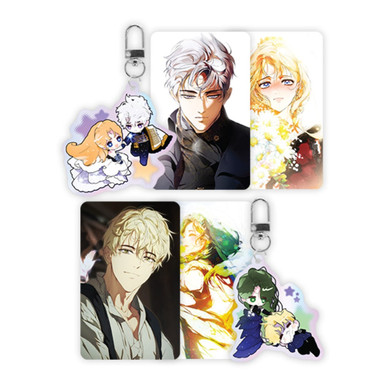 [ Secret Lady ] Holographic Acrylic Keyring Set
