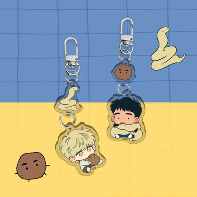 The Sacred Serpent's Seduction ] Acrylic Keyring