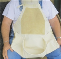 WOODCARVER APRON WITH POUCH/LEATHER - Carvings and Hobbies