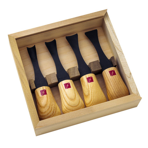 faermo BOB 4点セット Zebra Wood, 4-Piece Carving Set – Schmidt Bros.