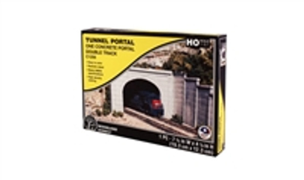 Woodland Scenics Concrete Double Tunnel Portal