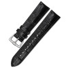 Hybrid Leather/Rubber Strap (Black)