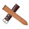 Crocodile (Dark Brown) Genuine Leather Watch Strap