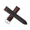 Natural (Dark Brown) Genuine Leather Watch Strap