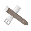 Natural (White) Genuine Leather Watch Strap