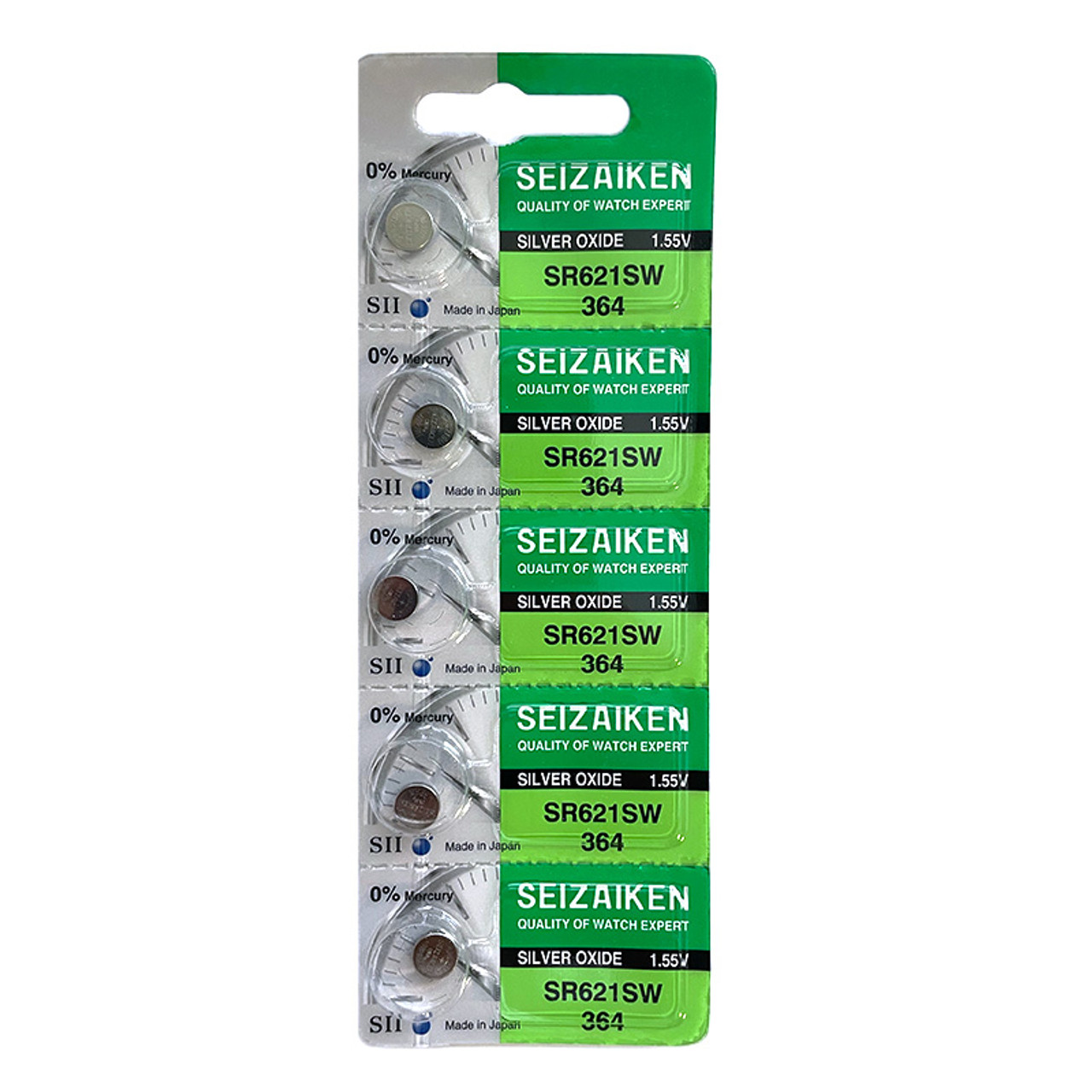 Seizaiken SR621SW (364) - Silver Oxide Watch Battery