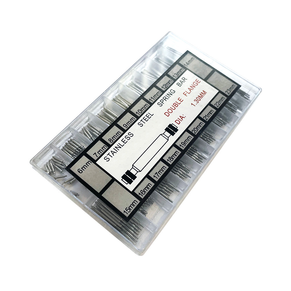 Double Flange Spring Bar Kit - 1.30mm - Watch Strap Parts | All Time Co.