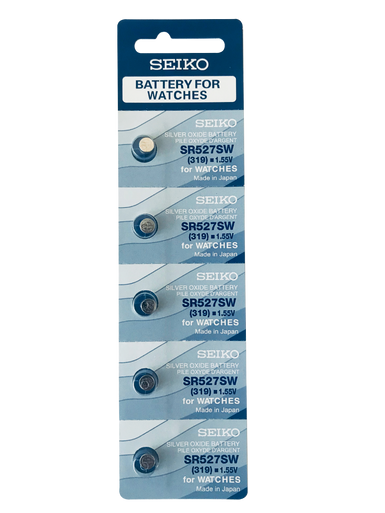 Seiko SR527SW (319) - Silver Oxide Watch Battery | All Time Co.