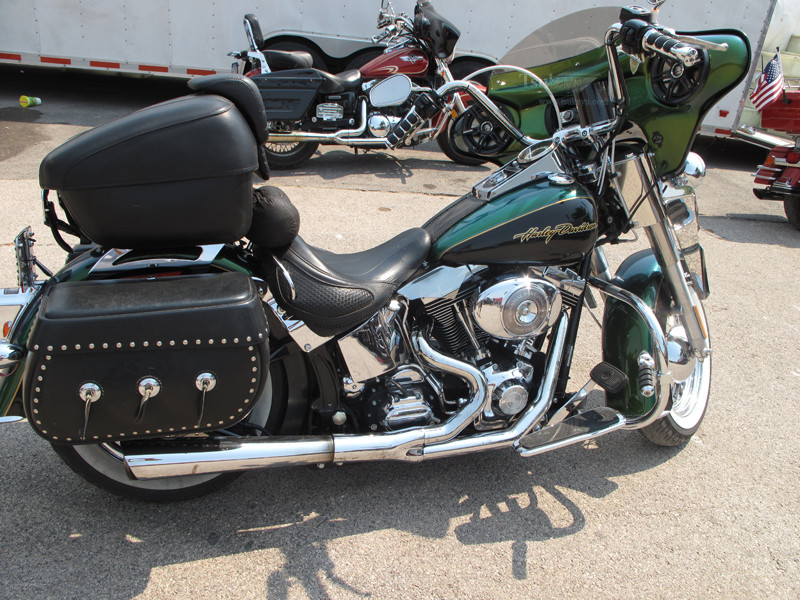 heritage softail with batwing fairing