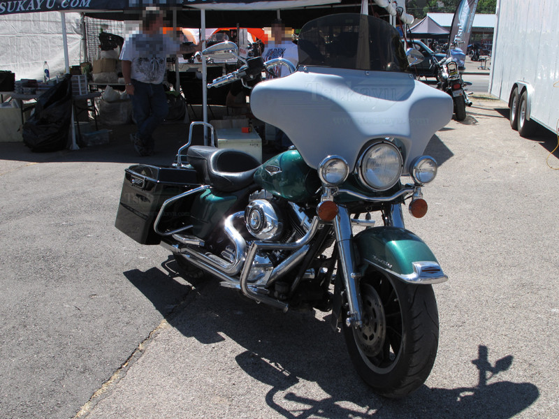 Black Paint 6x9 Batwing Fairing Harley Davidson Road King Classic