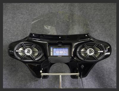 Black Paint Batwing GPS Fairing with 6