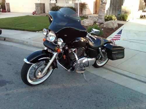 Honda shadow 750 radio clearance