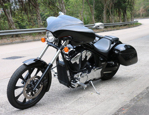 Choppa Fairing with Amplifier and 6 1/2" Speakers Honda Fury Choppa Fairing with Amplifier and 6 1/2" Speakers Honda Fury