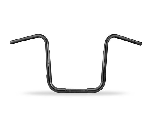 Performance Machine Standard Lugged Handlebars 10", Black Powdercoat