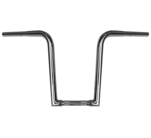 Outlawz Narrow Base Ape Hangers Chrome, 14" Ape, 33.5" Width, 14" End Rise, 8.5" Pullback