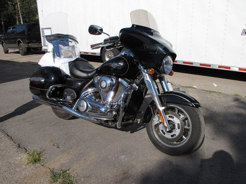 Batwing Fairing is shown on this motorcycle as an illustration.  The motorcycle is not for sale 