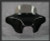 Black Paint 6x9 Batwing Fairing Yamaha Roadliner XV1900/S 2006-2013