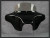 Black Paint Batwing GPS Fairing with 6"x 9" Speakers and Stereo Honda VTX 1800N 2001-2009