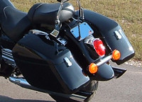 Coner Hardbags Kit for Suzuki C50 - Quick Release, Gloss Black Painted