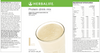 Herbalife Vegetarian Protein Drink Mix (588g) Label, Ingredients.