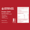 Herbalife Nutrition Barbecue flavour Protein Chips packaging with nutritional information and ingredients label.