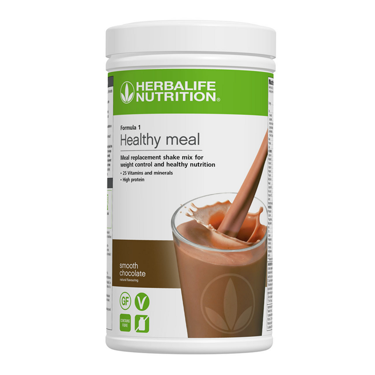 HERBAL Nutrition for LIFE™, Herbalife®, Formula 1 Nutritional Shake Mix  (Smooth Chocolate) 550g, United Kingdom
