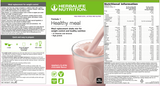 Herbalife - Formula 1 Nutritional Shake Mix - 'Free From' Raspberry and White Chocolate (500g) - Label