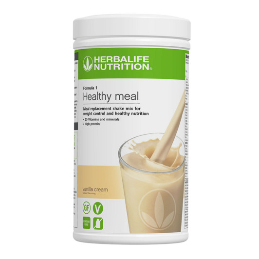 Herbalife Formula 1 Healthy Meal Nutritional Shake (Vanilla Cream) 550g. Container.