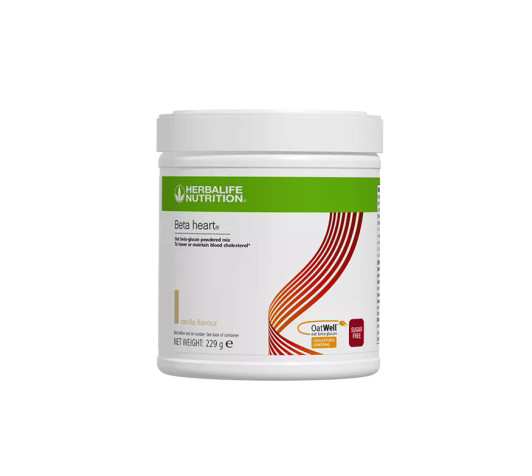 Herbalife - Beta heart - Vanilla Oat beta-glucans (229g). Container. Herbalife - Beta heart - Vanilla Oat beta-glucans (229g). Container.