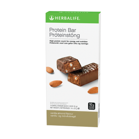 Herbalife - Protein Bars - Vanilla Almond (Box of 14) - Box